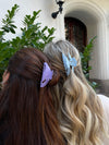 Solid Hair Clip - Purple - Hermine Hold