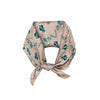 Deco Florals Silk Scarf - Beige & Green - Hermine Hold